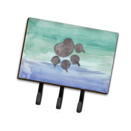 Carolines Treasures Cat Paw Watercolor Leash or Key Holder BB7356TH68